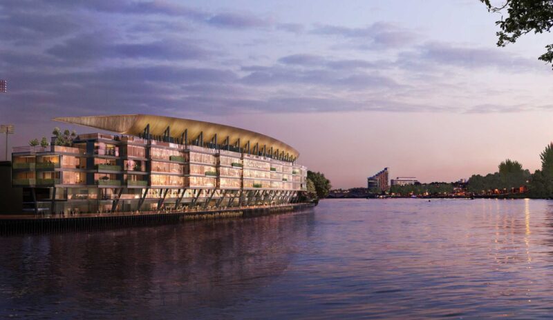 Fulham Pier from the river