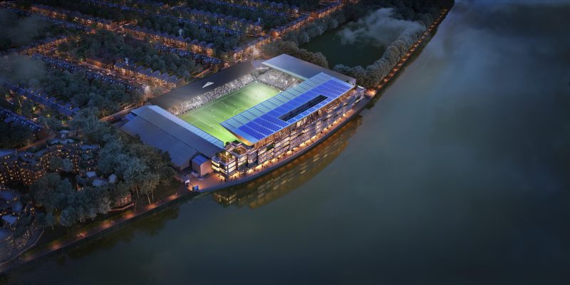 Fulham Pier From The Sky