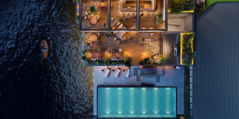 Spa from bird’s eye